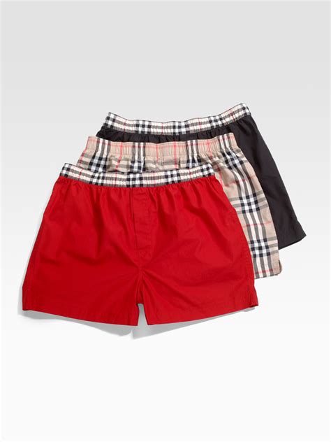 mens burberry boxer shorts|burberry baby boy clothes.